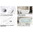 59 - 61 Inches Acrylic Freestanding Bathtub, Oval Shape, Gloss White Polished Finish, Center Drain, Contemporary Soaking Tub, Double Wall Insulation, Effortless Installation, Modern Luxurious Design,