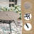 6-Person Outdoor Patio Dining Set With Round Table-276238453