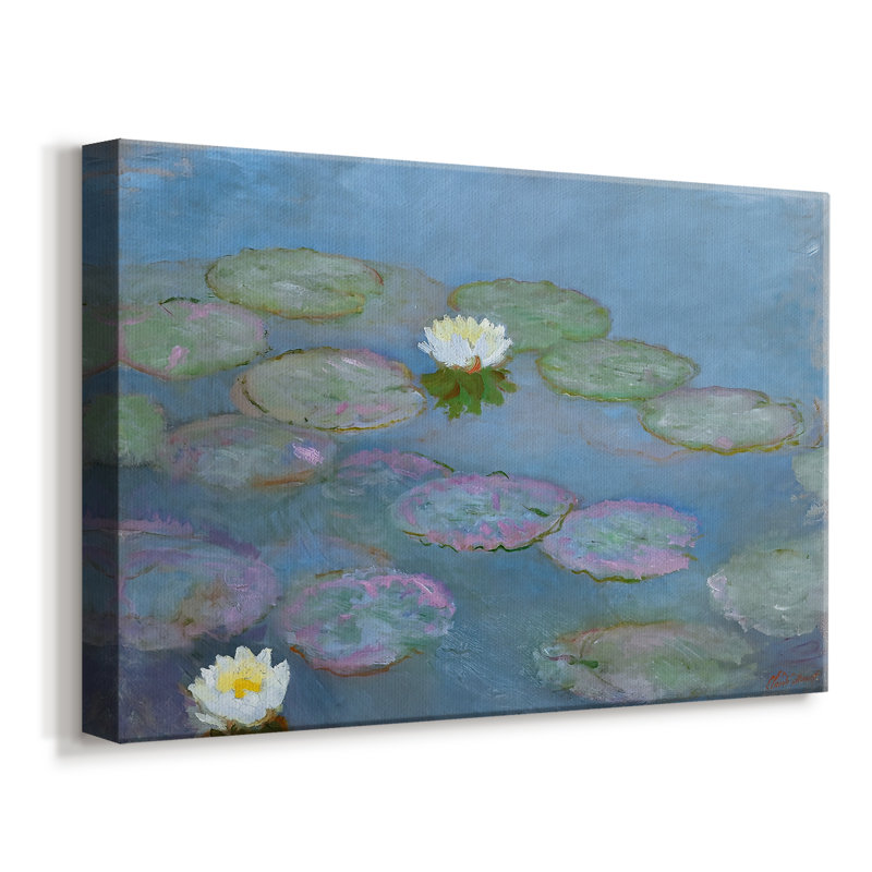 Water Lilies (Nymphéas)-Claude Monet-Gallery Wrapped Canvas-c. 1897–1899, 8 x 12