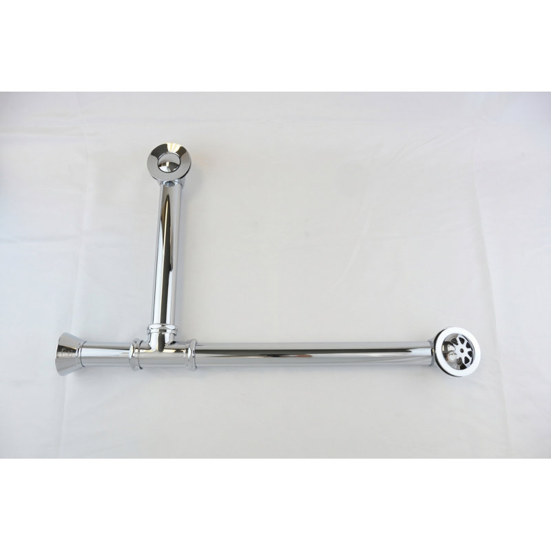 Drain Toe Touch, déchets et trop-plein P0007TE par Strom Living, Chrome chrome