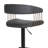 Demetrik Swivel Adjustable Height Upholstered Bar Stool with Arms and Pedestal Base-1823480071-1820759759