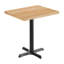 Rectangular Solid Wood Commercial Tabletop with Dining Height X-Base-1832549403-1832549401-1832549396