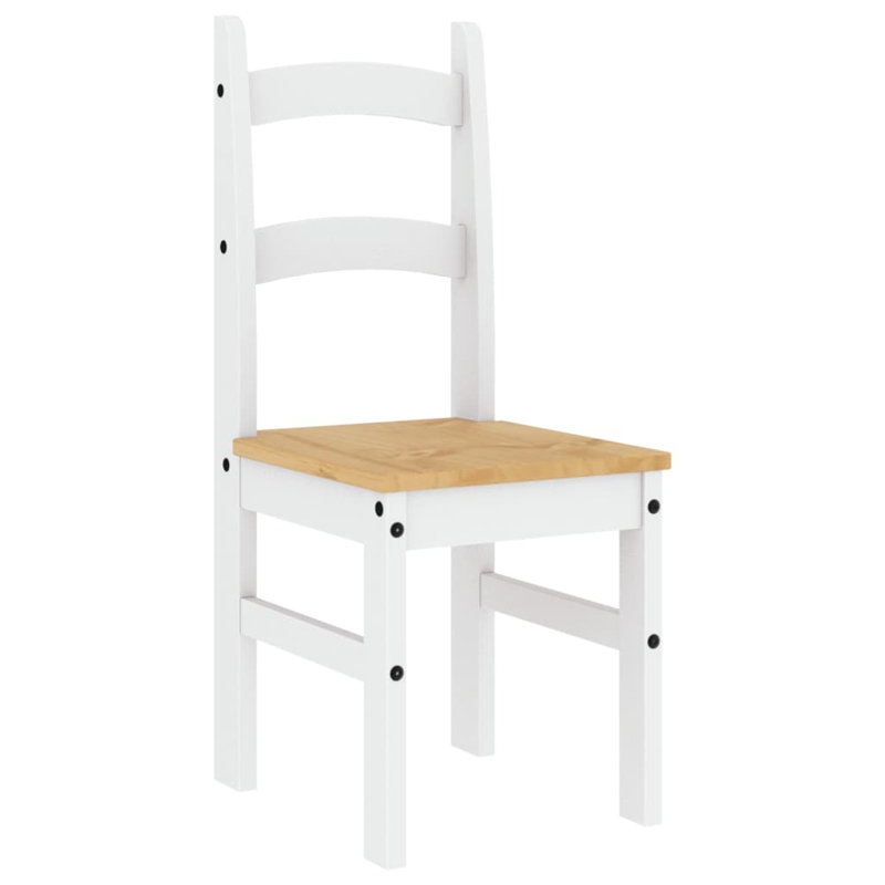 Wogina 45cm H Solid Wood Side Chair, White