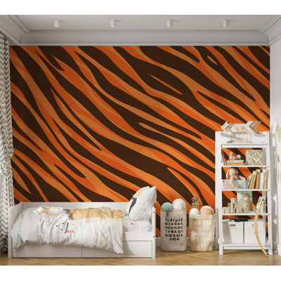 Premium Wallpaper Wall Mural - Tiger Stripe Pattern