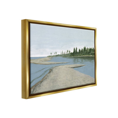 «Lake Waterfront Scenery Floater Frame» par Michael Willett sur