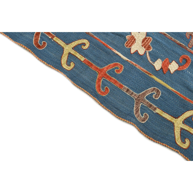 Tapis bleu 5x8 Perry
