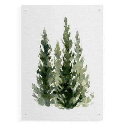 Simple Evergreen II - Impression sur toile seulement - NON-CADRE