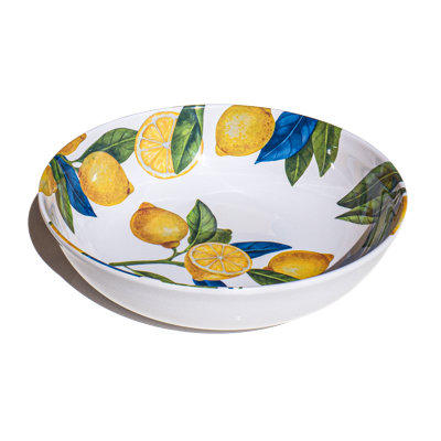 Lemon Orchard Serve Bowl. 11.9"/ 125 oz