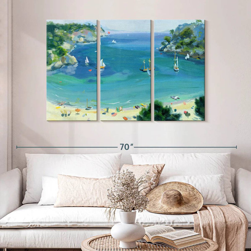 Gillard, Plage de Galdana, Majorque, H 32 po x l 50 po