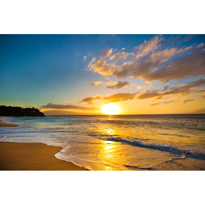 Kaanapali Beach by YinYang - Wrapped Canvas Print, 51cm H x 76cm W x 3.8cm D