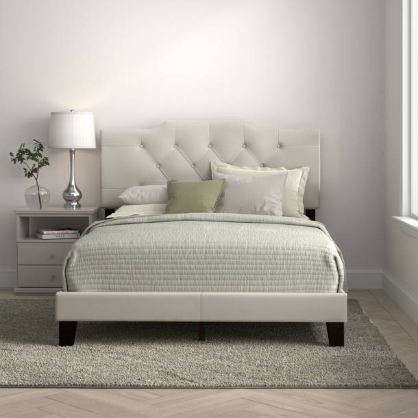 Andover Mills™ Abdiel Upholstered Bed & Reviews - Wayfair Canada