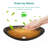 Artistic Tempered Glass Artisanal Gold-Veined Glass Vessel Sink With Black Pop-Up Drain, Gold Boat Shape Bathroom Sink Above Counter (No Faucet)(Includes Only The Bathroom Sink)