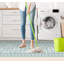 Enda Vinyl Machine Printed Area Rug-1832488564