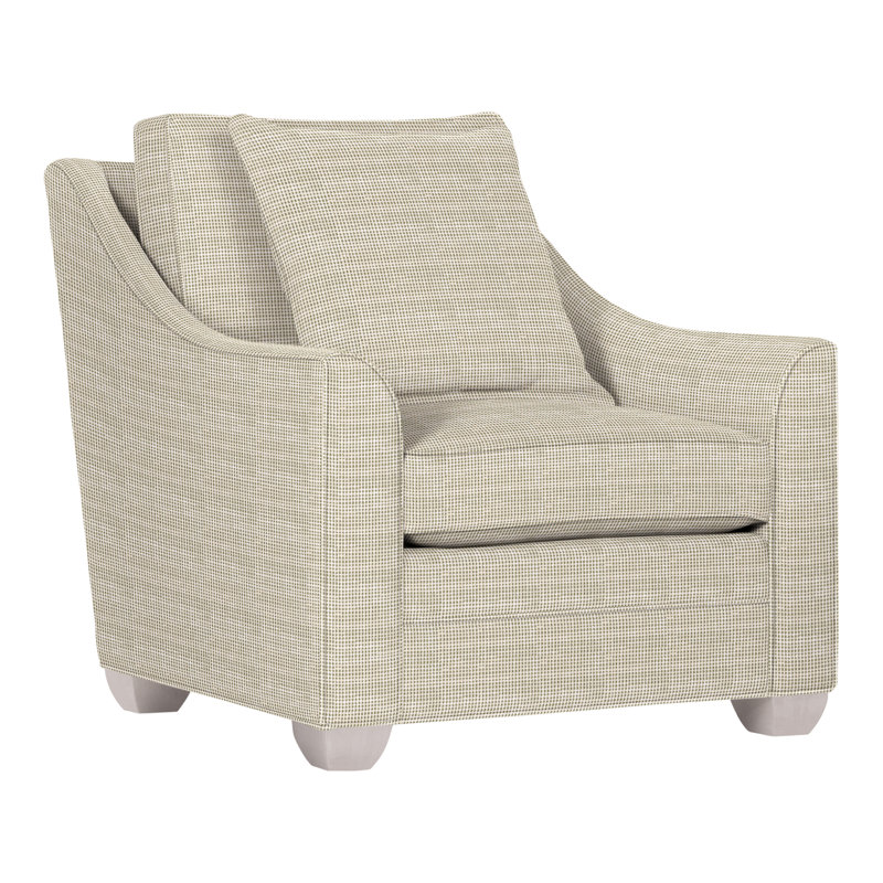 Nicholas Upholstered Armchair, Perigold Rest Meadow, Dove Grey