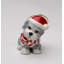 Figurine décorative de Noël West Terrier