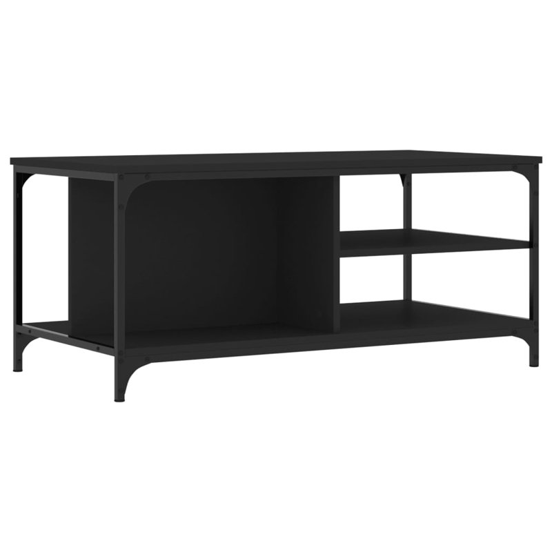 Dipali Coffee Table with Storage, Black