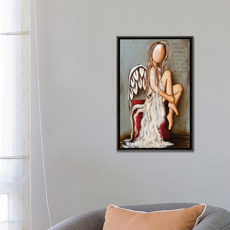 «There Is Force in Her» par Rut Art Creations - reproduction d'art, H 18 po x l 26 po x P 1,5 po, Pas de tapis