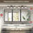 Chouchanik Recessed and Surface Framed 3 Door Medicine Cabinet with Mirror and Shelves-1203670671-1196920671