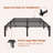 Queen Metal Bed Frame 14 Inch - No-Screw Assembly, Low Profile Platform Bed, No Box Spring, Heavy Duty Steel-871208602