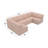 Fleener 124" Sunbrella® Outdoor U Sectional-125469628