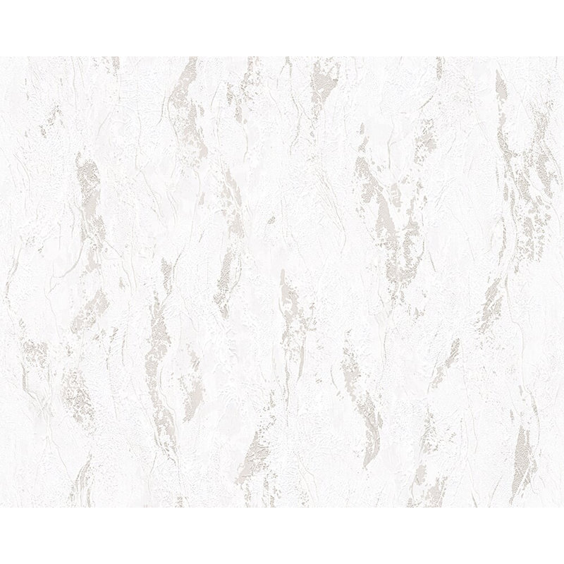 Rouleau de papier peint abstrait à jardin frais 33 pi x 21 po textile natural Dalke, Gris requin