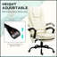 Fauteuil de massage vibrant à 7 points Vinsetto avec support lombaire, repose-pieds et dossier inclinable pour un confort et une productivité accrus