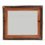 Miroir Fireside Lodge Hickory Log - avec verre - cognac - l 32 po x H 36 po-2102904582-2102904580