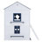 Low House Style Bunk Bed With Roof-1238491741-1238491742