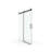 Frameless Soft-Closing Single Sliding Shower Door