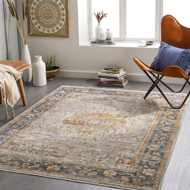 Aderholt Oriental Indoor Rug, Rectangle 8'10" x 13'