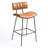 Set of 2 Palgrave Bar Stool with Black Metal Legs-1193631267-1193631278