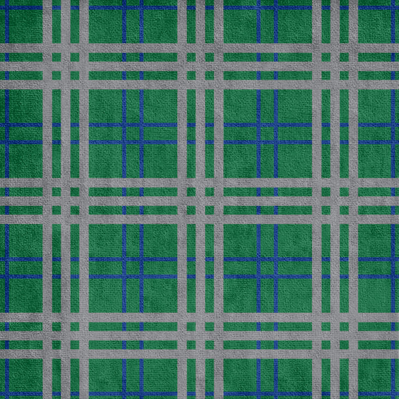 Serviette de plage de luxe Seattle football, Vert / bleu / argent, Mélange polyester-coton