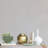 11'' H Paper Mache Tabletop Candlestick