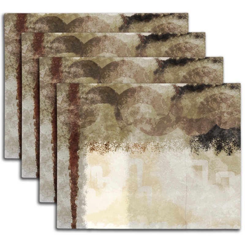 Polyester Abstract Rectangle Placemat