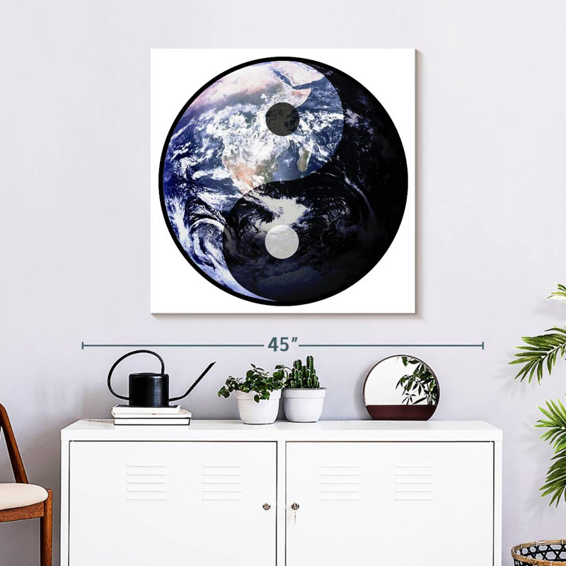 Terre Khelsey Yin Yang, H 30 po x l 30 po