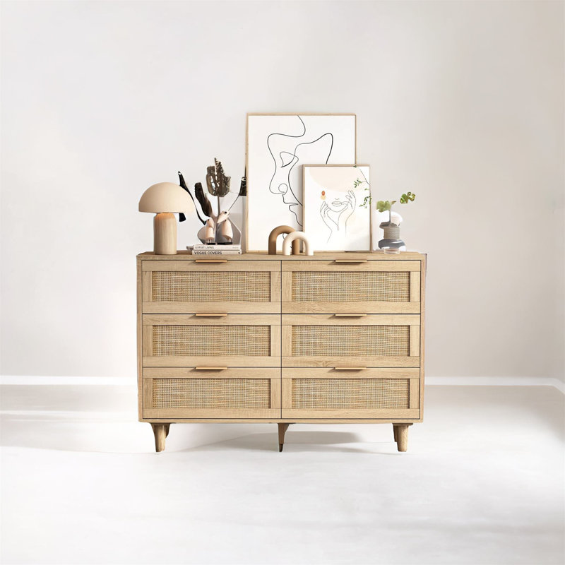 Commode 6 tiroirs 43,31 po Chonita