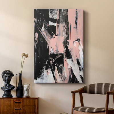 Black & Blush II - Gallery Cavas sur mesure