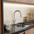 Modern Touchless Pull-Down Kitchen Faucet-112485393