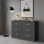 Commode double à 6 tiroirs Allyannah-100914244