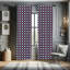 Panneau coulissant abstrait semi-diaphane avec passe-tringle-45233256