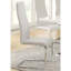 Ensemble de 4 chaises de salle à manger rembourrées avec structure en métal