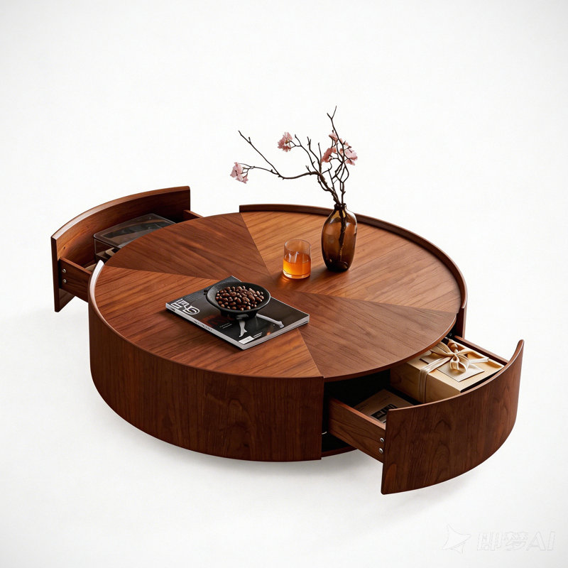 Table basse Jim, H 11,8 po x L 35,4 po x l 35,4 po