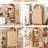 71" Arched Kitchen Pantry Cabinet, Tall Arched Fluted Storage Cabinet Pantry With Doors And Adjustable Shelves-403608677