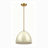 15.5"W 1-Light Coastal Capiz Shell Hanging Pendant Lamp