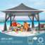 Pavillon de jardin imperméable 12 x 12 pi, tente escamotable -108638943