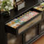 Buffet rétro en bois avec rangement élégant