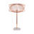Rose Gold Modern Glam Metal Table Lamp, 28 Inch - 18" x 18" x 28"