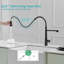 Robinet de cuisine sans contact, mains libres-117581081