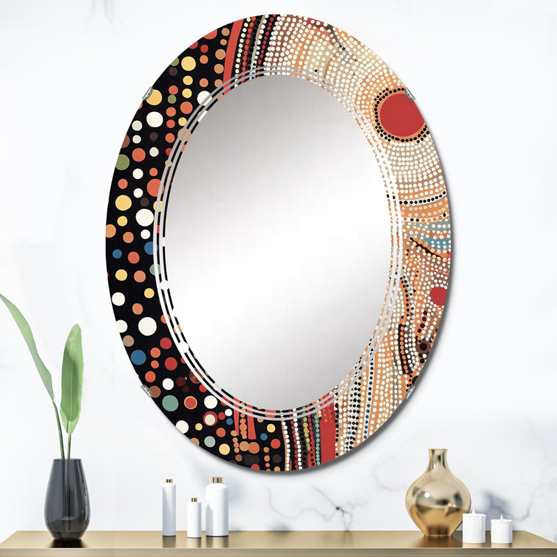 Basiri Oval Mirror, 36" x 24"