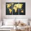 «Adventure Awaits World Map», reproduction sur toile-92760617